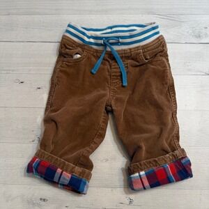 Mini Boden baby Boden brown corduroy pants 6/12 months